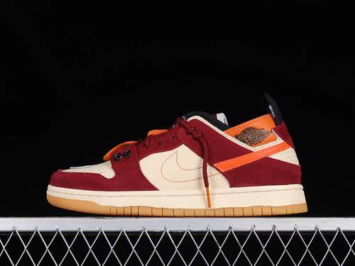 【280】[BQ6817-036]-[SB DUNK LOW WHITE/GREY/RED/ORANGE]-[WOMAN:36-39]-[MAN:40-45]