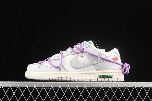 【450】[DM1602-125]-[OFF-WHITE X DUNK LOW LOT 47 OF 50 SAIL/NEUTRAL GREY]-[WOMAN:36-39]-[MAN:40-47.5]