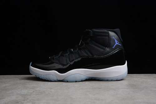 【450】[378037-003]-[AIR JORDAN 11 RETRO SPACE JAM 2016 BLACK/CONCORD-WHITE]-[MAN:40.5-47.5]
