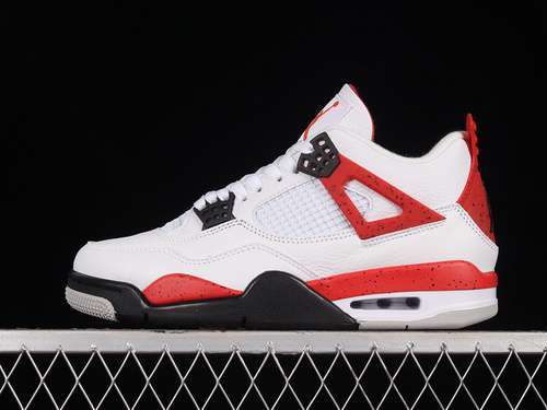 【460】[DH6927-161]-[AIR JORDAN 4 RED CEMENT WHITE/FIRE RED-BLACK-NEUTRAL GREY]-[UNISEX:36-47.5]