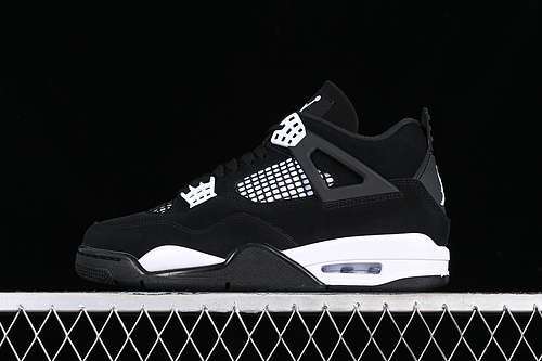 【400】[FQ8138-001]-[AIR JORDAN 4 RETRO WHITE THUNDER BLACK/WHITE/BLACK]-[WOMAN:36-39]-[MAN:40-47.5]
