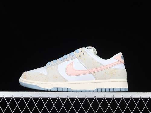 【300】[DV6486-100]-[DUNK LOW  SUEDE &quot;PASTELS&quot; WHITE/PINK-BLUE]-[UNISEX:36-47.5]