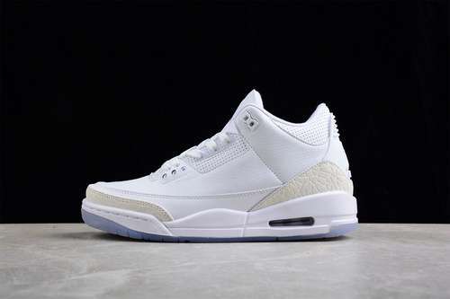 【360】[136064-111]-[AIR JORDAN 3 RETRO WHITE/WHITE-WHITE]-[MAN:40-48]
