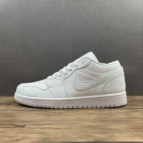 【280】[553558-130]-[AIR JORDAN 1 LOW WHITE/WHITE/WHITE]-[WOMAN:36-39]-[MAN:40-46]