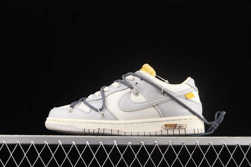 【450】[DM1602-105]-[OW X SB DUNK LOW LOT 41 OF 50 SAIL/NEUTRAL GREY/FLINT GREY]-[UNISEX:36-47.5]