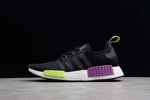 [D99627]-[NMD R1 BLACK/PURPLE/GREEN]-[UNISEX:36-45 1/3]-[OG00146]