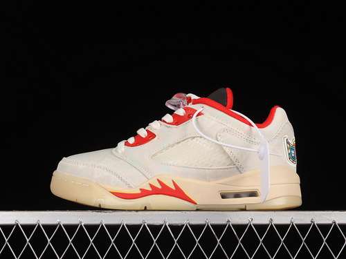 【320】[DD2240-100]-[AIR JORDAN 5 LOW CHINESE NEW YEAR 2021 SAIL/CHILE RED/OPTI YELLOW/PEARL WHITE]