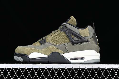【500】[FB9927-200]-[NIEK AIR JORDAN 4 SE CRAFT MEDIUM OLIVE GREEN/BLACK]-[MAN:40-47.5]