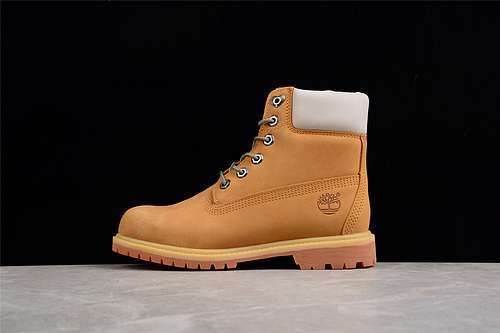 【500】[TB0A2B32]-[TIMBERKAND HIGH BOOTS VALENTINE&#x27;S DAY LIGHT BROWN/LIGHT GREY]-[WOMAN:35.5-