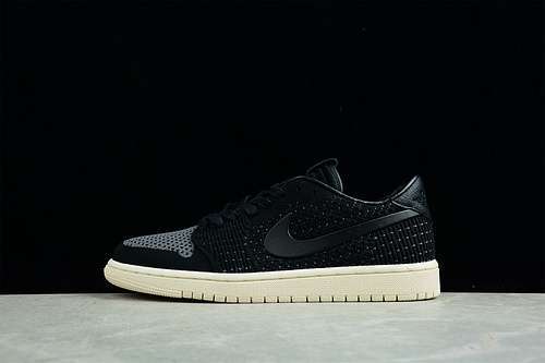 【300】[AH4506-010]-[AIR JORDAN 1 LOW FLYKNIT BLACK/GUAVA ICE]-[MAN:40-45]