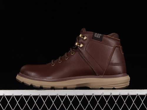 【380】[P722926]-[CAT MID 2022SS OUTDOOR CASUAL MARTIN BOOTS COFFEE/COFFEE/KHAKI]-[MAN:39-44]