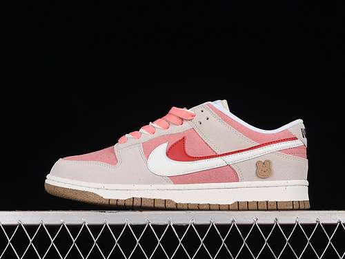 【260】[DD1503-118]-[DUNK LOW SB SE WHITE/GREY/PINK]-[WOMAN:35.5-39]-[MAN:40-46