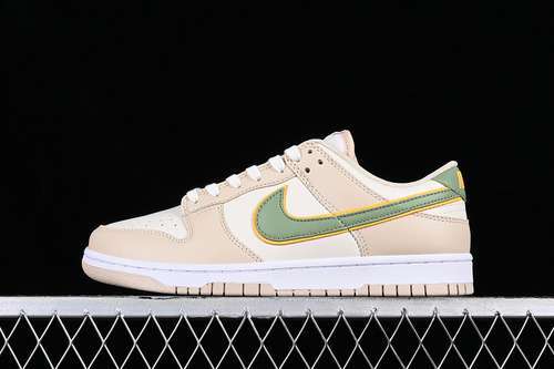 【330】[FQ6869-131]-[DUNK LOW PALE IVORY/OIL GREEN/WHITE/LASER ORANGE/SANDDRIFT]-[UNSIZE:36-47.5]