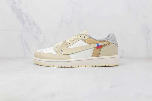 【300】[CZ0790-102]-[OFF-WHITE X AIR JORDAN 1 LOW OG GOAT LOWS WHITE/OFF WHITE/LIGHT GREY]