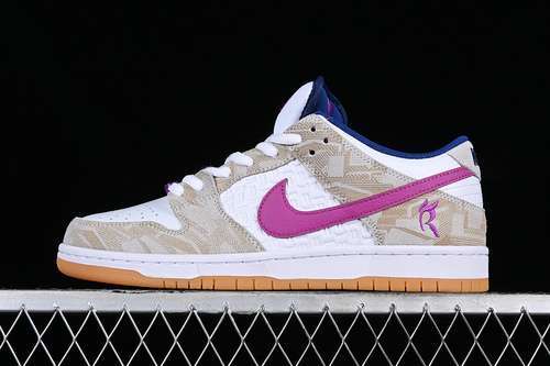 【380】[FZ5251-001]-[RAYSSA LEAL SB DUNK LOW PURE PLATINUM/DEEP ROYAL BLUE/VIVID PURPLE/WHITE/YELLOW]