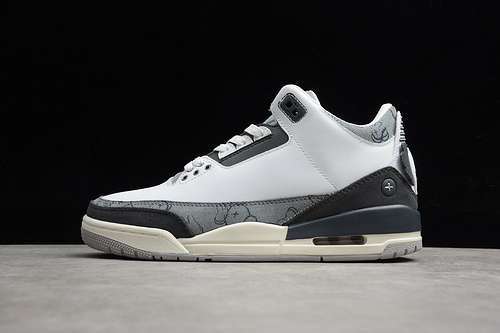 【550】[AIR JORDAN 3 WHITE/BLACK/GREY]-[MAN:40-45]