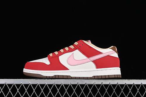 【280】[FB7910-600]-[SB DUNK LOW PREMIUM SPORT RED/SHEEN/SAIL/MEDIUM BROWN]-[WOMAN:36-39]-[MAN:40-46]