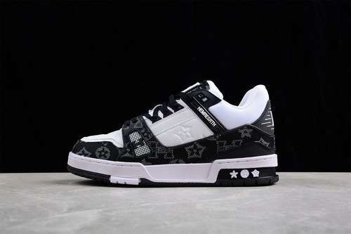 【360】[L*V 2022 TRAINER SNEAKERS RED/WHITE/RED]-[WOMAN:36-39]-[MAN:40-46]