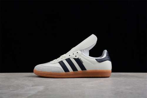 【250】[HP3383]-[PHARRELL HUMANRACE SAMBA SHOES CLOUD WHITE/CORE BLACK/GUM]-[WOMAN:36-39]-[MAN:40-45]