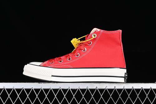 【230】[164944C]-[CHINATOWN MARKET X A BATHING APE X CHUCK TAYLOR ALL STAR HIGH RED/IVORY]