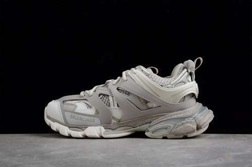 【650】[BA*LEN*CIAGA TRACK SNEAKER BEIGE/BEIGE/WHITE]-[WOMAN:35-39]-[MAN:40-46]