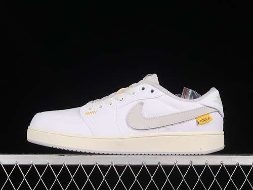 【280】[DO8912-101]-[AIR JORDAN 1 LOW WHITE/SAIL/UNIVERSITY GOLD/NEUTRAL GREY]-[UNISEX:36-46]