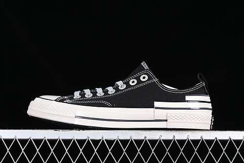 【240】[A07984C]-[CONVERSE CHUCK 70 HACKED HEEL WHITE/BLACK]-[WOMAN:35-39]-[MAN:40-44]