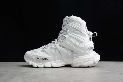 【700】[654866-W3CP1-1021]-[BA*LEN*CIAGA TRACK HIKE WHITE/WHITE/BLACK]-[WOMAN:35-39]-[MAN:40-45]