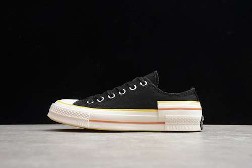 【240】[568802C]-[CHUCK TAYLOR ALL-STAR 70S LOW BLACK/YELLOW/EGRET]-[WOMAN:35-39]-[MAN:40-44]