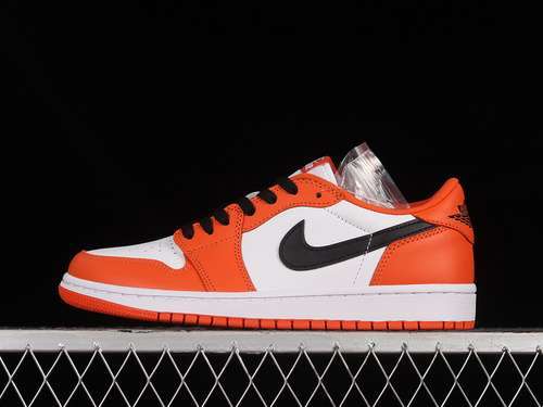 【360】[CZ0775-801]-[AIR JORDAN 1 LOW OG WHITE/BLACK/ORANGE]-[MAN:40-47.5]