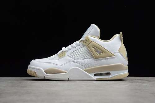 【480】[487724-118]-[AIR JORDAN 4 RETRO GG LINEN WHITE/BOARDER BLUE/LIGHT SAND]-[MAN:40-47]