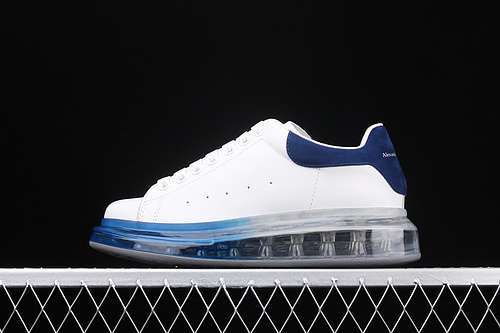 [ALE*XANDER MCQUEEN SOLE SNEAKERS WHITE/WHITE/BLUE]-[WOMAN:35-39]