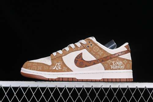 【400】[FC1688-184]-[SB DUNK LOW BROWN/WHITE/ORANGE]-[WOMAN:36-39]-[MAN:40-45]