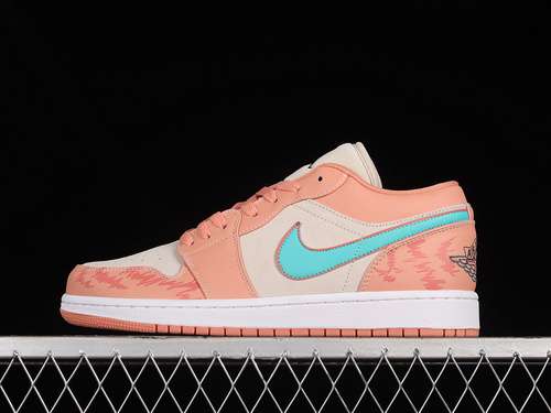 【300】[DC0774-800]-[AIR JORDAN 1 LOW LIGHT MADDER ROOT/DARK TEAL GREEN]-[WOMAN:36-39]-[MAN:40-46]