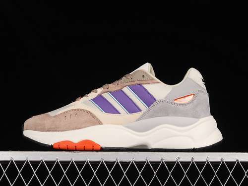 【300】[HP8029]-[RETROPY F90 SHOES LIGHT GREY/PURPLE/BEIGE]-[WOMAN:36-39]-[MAN:40-45]