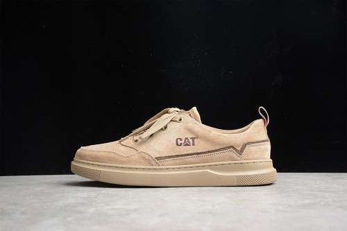 【360】[P17133]-[CAT CASUAL SHOES LIGHT TAN/LIGHT TAN/BLACK]-[MAN:38-44]