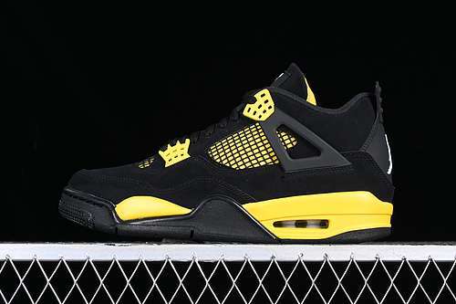 【630】[DH6927-017]-[AIR JORDAN 4 RETRO THUNDER 2023 BLACK/TOUR YELLOW]-[MAN:41-46]