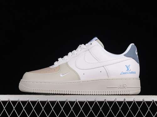 【360】[BS8871-301]-[L*V X AIR FORCE 1 LOW 07 WHITE/BEIGE/HAZE BLUE]-[WOMAN:36-39]-[MAN:40-45]