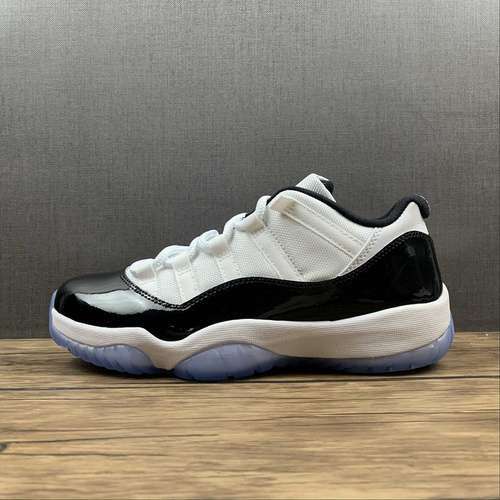 【360】[528895-153]-[AIR JORDAN 11 RETRO LOW CONCORD WHITE/BLACK]-[MAN:40-47.5]
