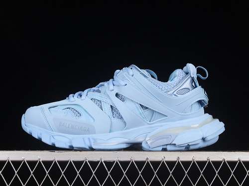 【570】[W2LA14800]-[BA*LEN*CIAGA TRACK 4 0 WHITE/BLUE/SILVER]-[WOMAN:35-39]-[MAN:40-46]