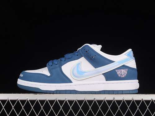 【450】[FN7819-400]-[BORN X RAISED SB DUNK LOW DEEP ROYAL BLUE/WHITE-WHITE]-[UNISEX:36-47.5]