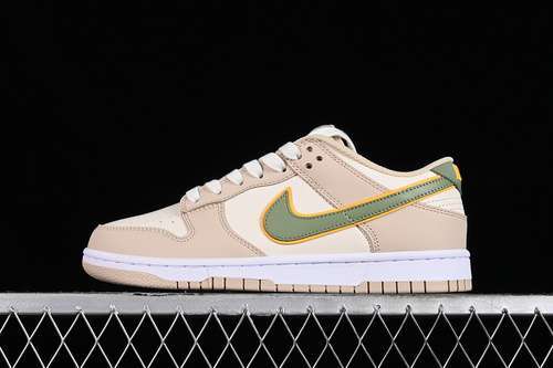【250】[FQ6869 131]-[DUNK LOW PALE IVORY/OIL GREEN/WHITE/LASER ORANGE/SANDDRIFT]-[UNSIZE:36-46]