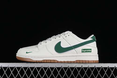 【360】[XH0923-340]-[SUPREME SB DUNK LOW WHITE/GREEN]-[WOMAN:36-39]-[MAN:40-45]