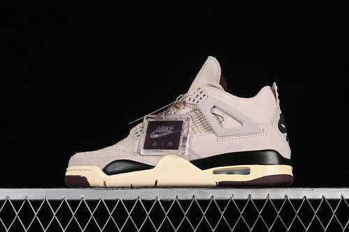 【500】[FZ4810-200]-[A MA MANIERE X AIR JORDAN 4 RETRO FOSSIL STONE/METALLIC PEWTER/BURGUNDY CRUSH]