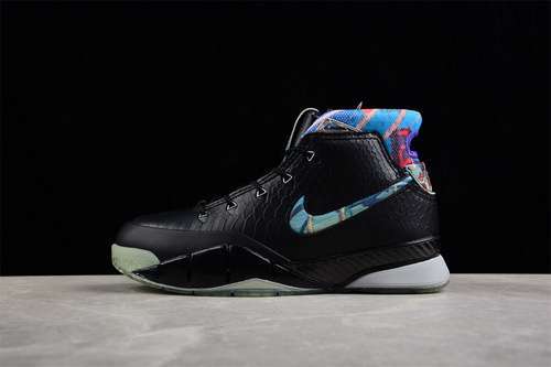 【360】[640221-001]-[ZOOM KOBE 1 BLACK/MULTI-COLOR-WOLF GREY]-[MAN:40-46]