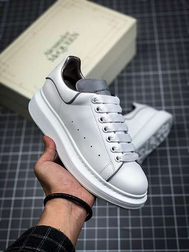 【580】[ALE*XANDER MCQUEEN SHOES WHITE/GREY]-[WOMAN:35-39]-[MAN:40-44]