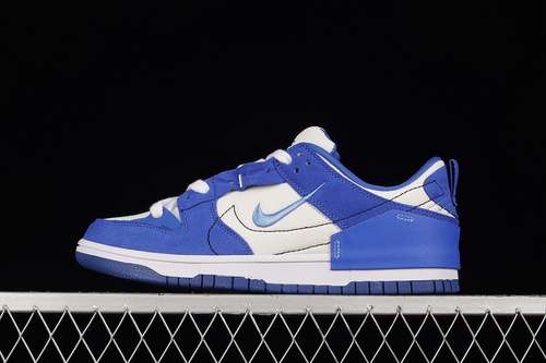 【270】[DH4402-102]-[DUNK LOW DISRUPT WHITE HYPER ROYAL&#x27;UNIVERSITY BLUE/HYPER ROYA]-[UNISEX:3