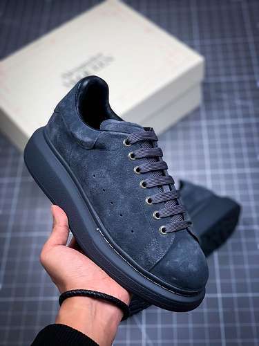 【380】[ALE*XANDER MCQUEEN SOLE SNEAKERS NAVY BLUE/NAVY BLUE]-[WOMAN:35-39]-[MAN:40-44]