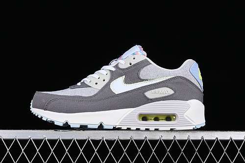 【250】[CK6467-001]-[AIR MAX 90 WHITE/GREY/BLUE/YELLOW]-[WOMAN:36-39]-[MAN:40-45]