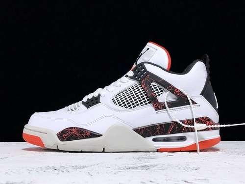 [150-148-159]-[308497-116]-[GET AIR JORDAN 4 RETRO WHITE/BLACK-BRIGHT CRIMSON-PALE CITRON]